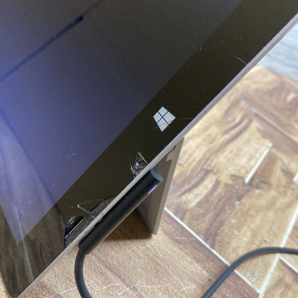 MY8-324 激安 タブレットPC Microsoft surface Pro 3 1631 液晶割れあり BIOS立ち上がり確認済み ジャンク_液晶割れあり