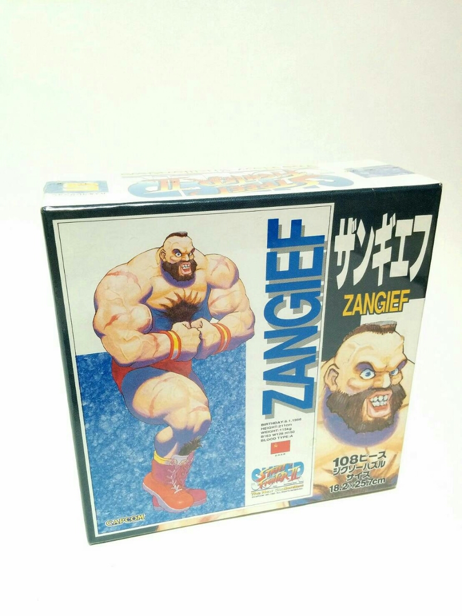  ценный * подлинная вещь Street Fighter Ⅱ The ngief составная картинка CAPCOM Capcom STREET FIGHTERⅡ o18818e