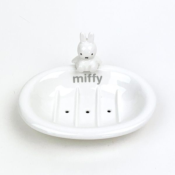 ミッフィー miffy ソープデッシュ ホワイト 石鹸置き インテリア_画像1