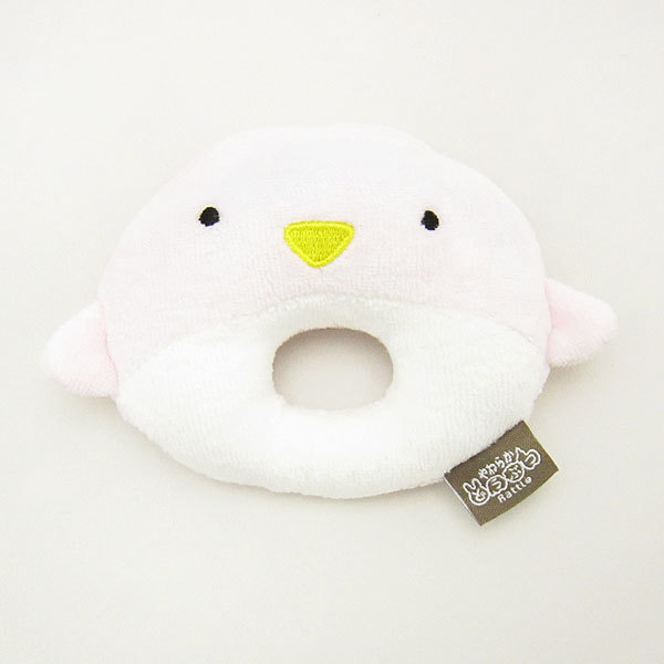  penguin soft animal rattle ( rattle ) pink goods for baby 4905330023193