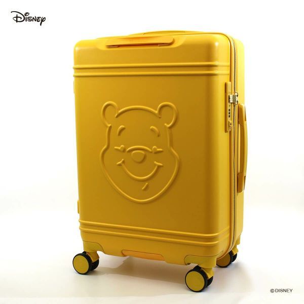 割引価格 スーツケース　M くまのプーさん ディズニー 　 50L イエロー キャリーバッグ