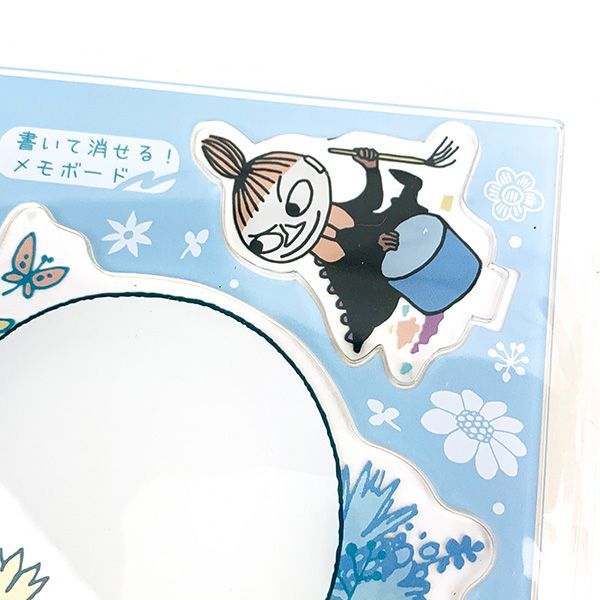 ムーミン リトルミー アクリルメモボード （オシリ） ブルー 筆記用具 MOOMIN 日本製_画像2