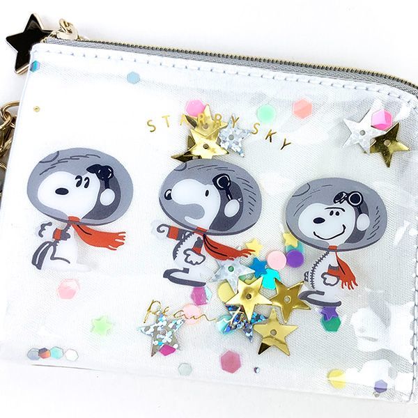  Snoopy tei Lee pass case gray Astro ticket holder SNOOPY
