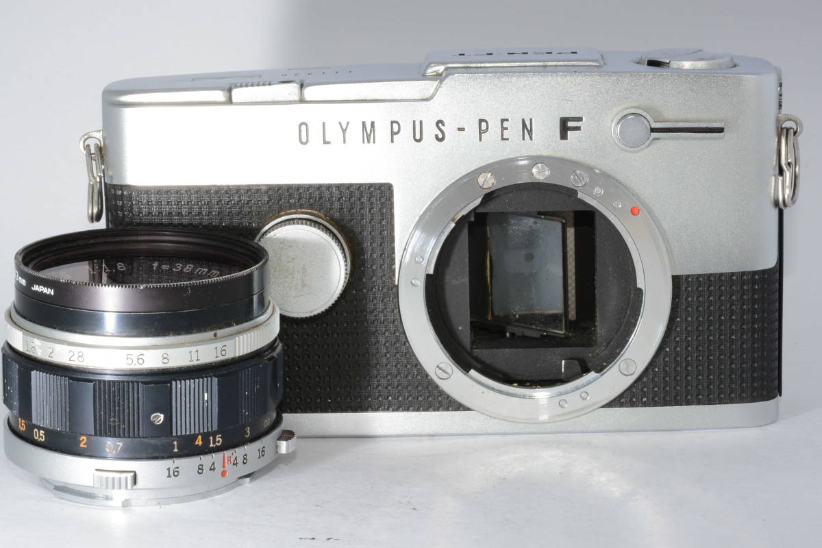 6-1★123-4OLYMPUS PEN FT シルバー / Olympus F.Zuiko Auto-S 38mm F1.8