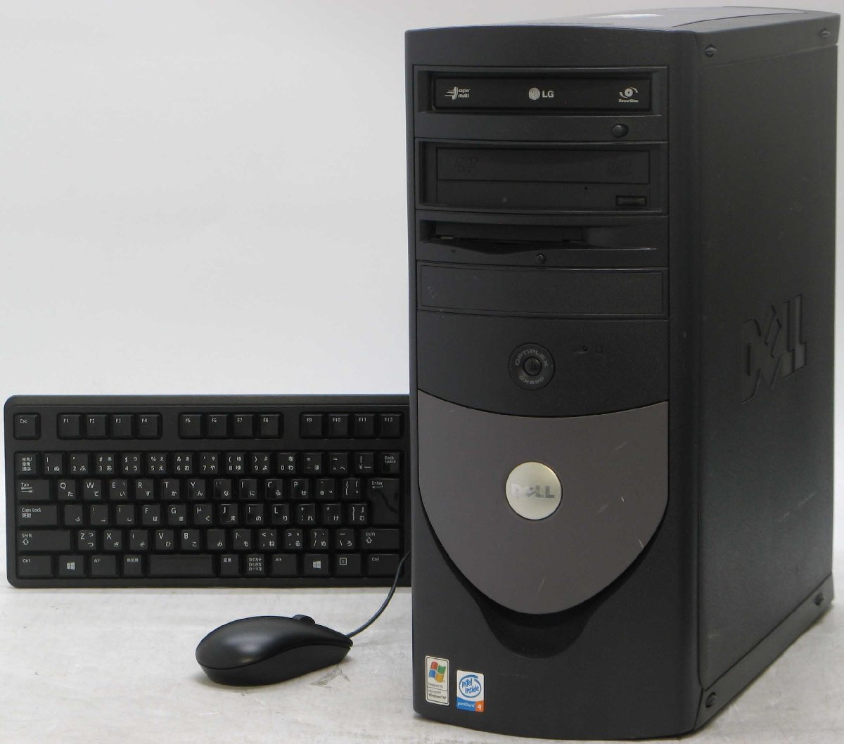 DELL Optiplex GX280-P3200MT ■ Pentium4-3.2/CDROM/Radeon HD 5400/希少OS/動作確認済み/WindowsXP デスクトップ