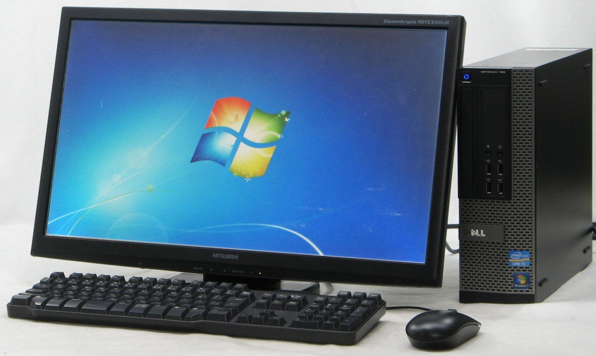 【激安】 790-2400SF Optiplex DELL ■ デスクトップ i5-2400/DVDROM/省スペース/DisplayPort/Windows7 ■ 液晶セット 23インチ モニタセパレート型 【激安】 790-2400SF Optiplex DELL ■ デスクトップ i5-2400/DVDROM/省スペース/DisplayPort/Windows7 ■ 液晶セット 23インチ モニタセパレート型