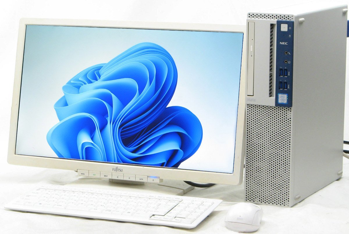 NEC Mate PC-MK33MBZDK □ 22インチ 液晶セット i5-4590/4G/500G/DVD