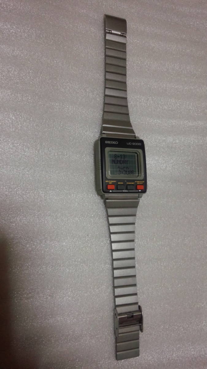 精工UC-2000數字手錶 原文:セイコー　UC-2000　デジタル腕時計