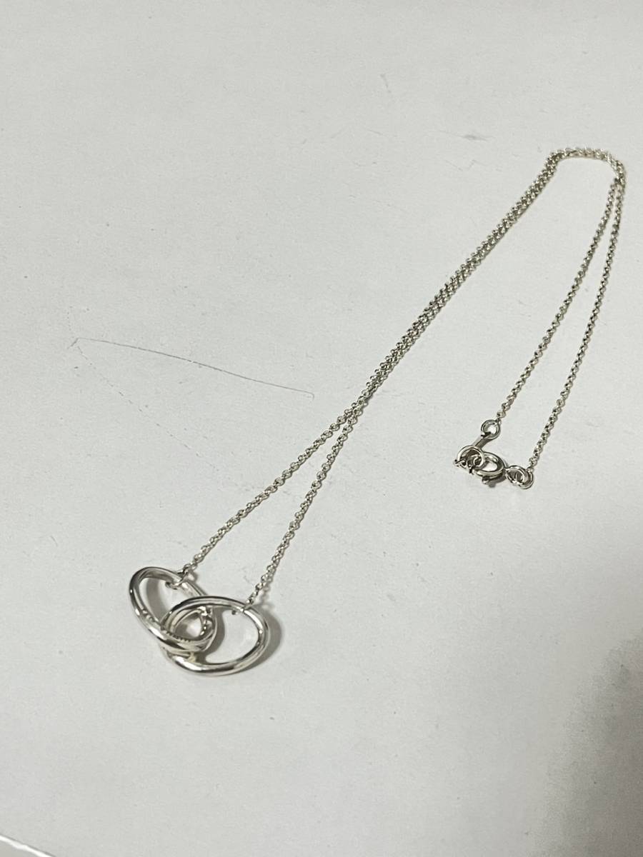 TIFFANY&Co.　ダブルループ　ネックレス　925_画像1