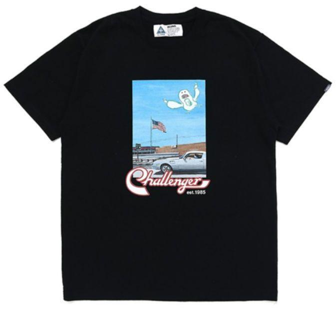 即発送 希少サイズ≪即決 送料無料 ≫ 23AW CHALLENGER CLOUDS TEE BLACK XXL チャレンジャー クラウド ティー Tシャツ ブラック 黒 メンズ