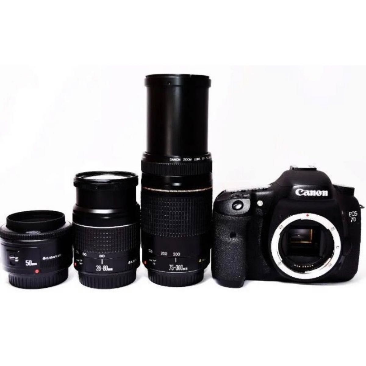 美品 Canon EOS 7D 高画質 高速連射 レンズキット｜PayPayフリマ