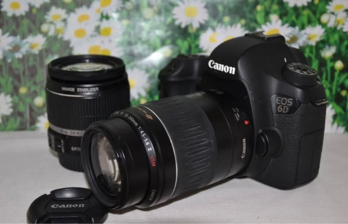 極美品Canon一眼レフカメラ フルサイズ 6D ダブルレンズ｜PayPayフリマ