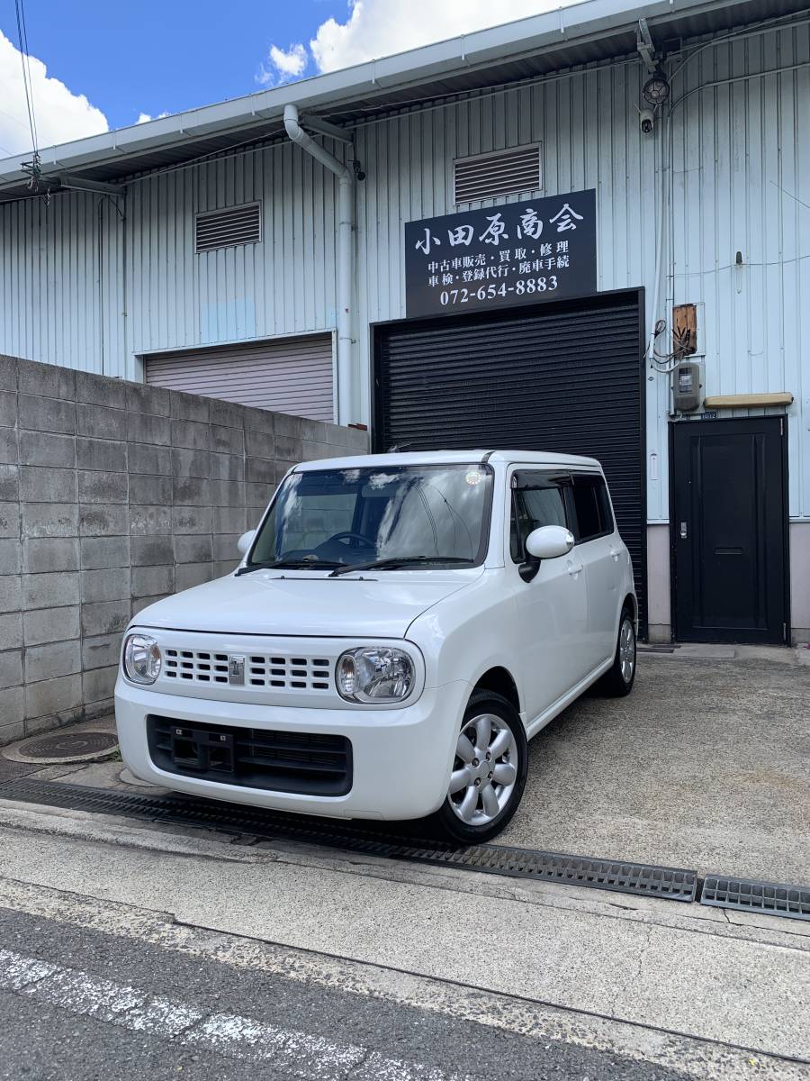 スズキ アルト ラパン T ターボ HE22S CVT パール ホワイト 車検/予備