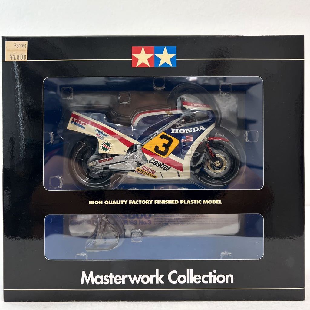 未開封 TAMIYA Masterwork Collection 1/12 HONDA NS500 #3 '83 フレディ・スペンサー グランプリレーサー 1983年 バイク 完成品 ミニカー