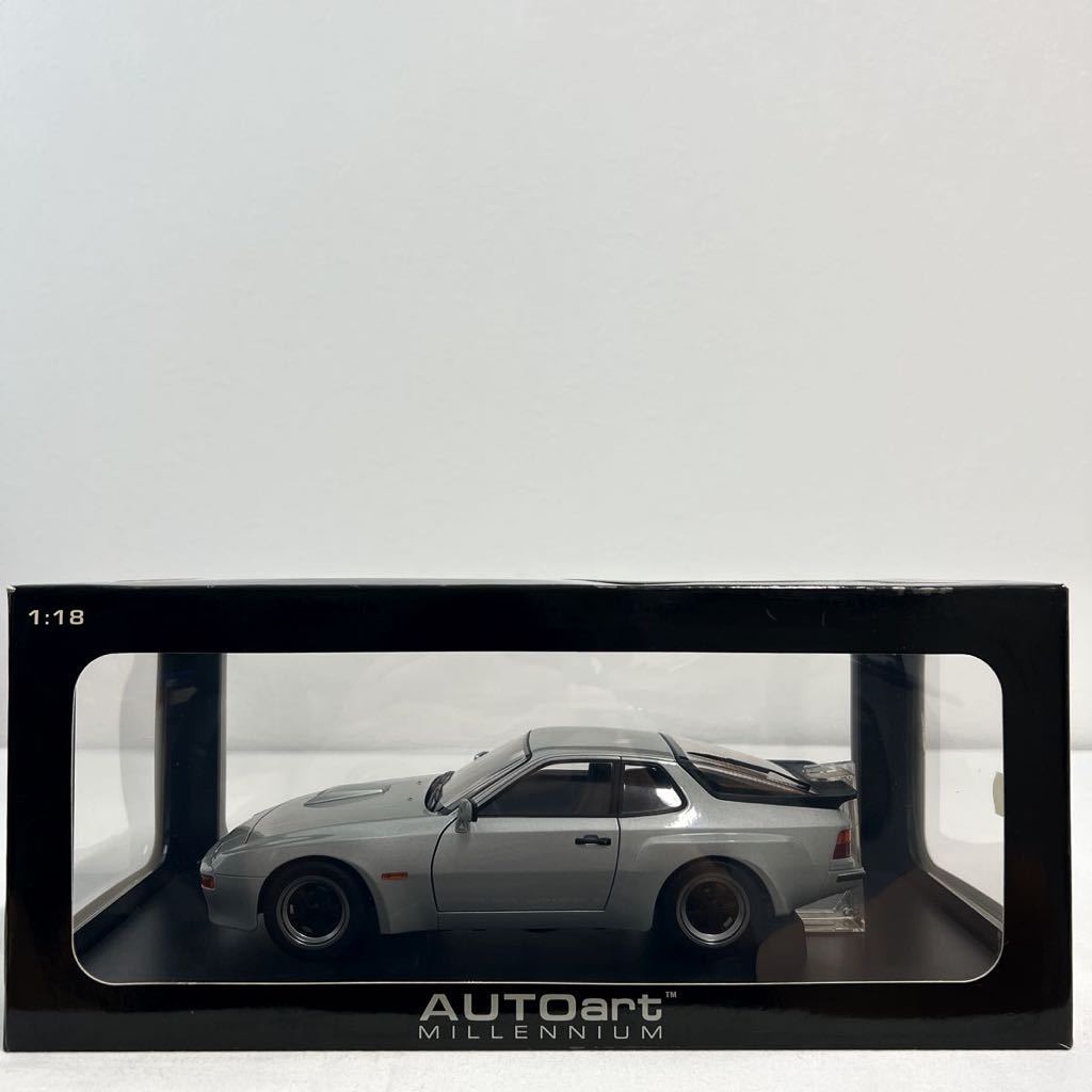 AUTOart 1/18 PORSCHE 924 Carrera GT 1980年 Diamond Silver オートアート ポルシェ カレラ シルバー Aa 旧車 ミニカー モデルカー