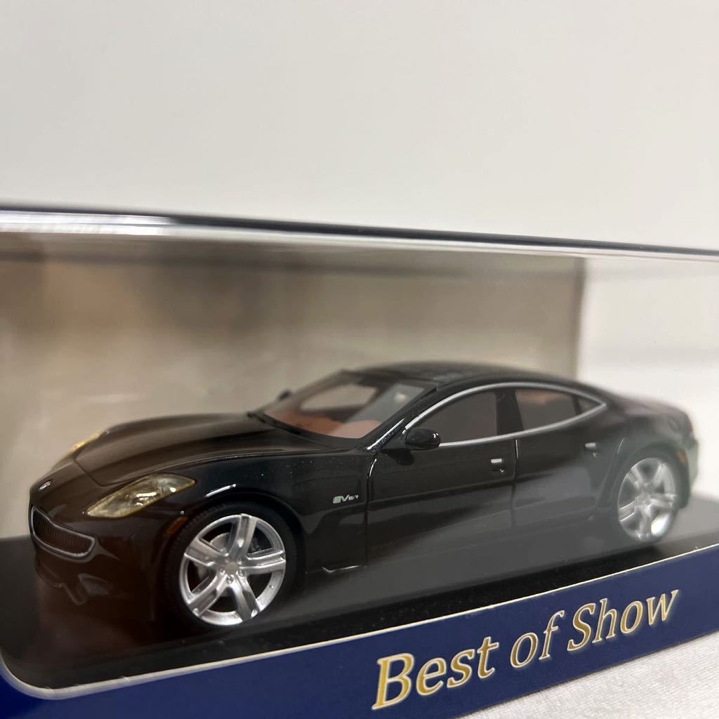 Best of Show 1/43 Fisker Karma 2011年 Black EV フィスカー カルマ スポーツカー ミニカー モデルカー レオナルド・ディカプリオ