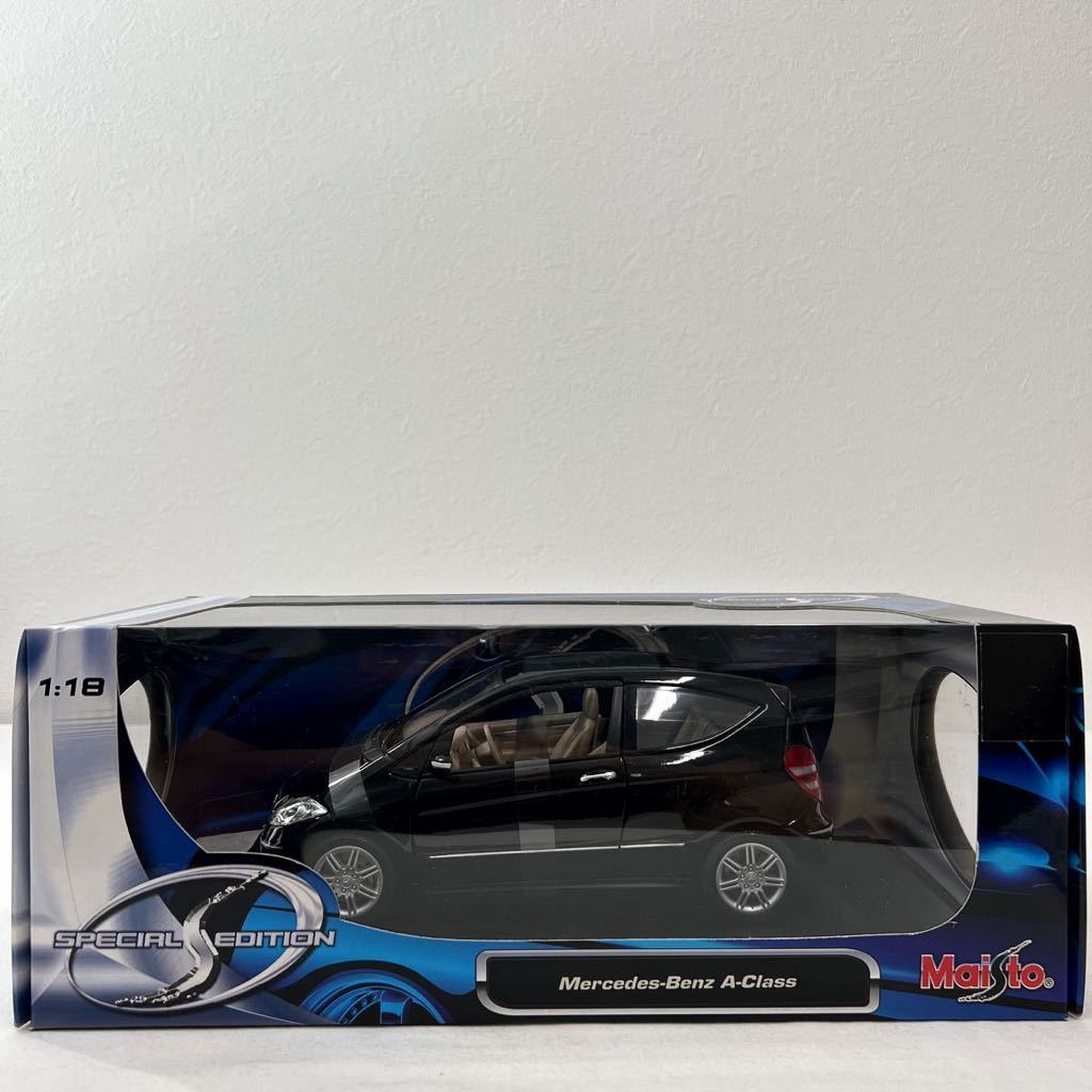 Maisto 1/18 Mercedes Benz A-Class Black マイスト メルセデスベンツ Aクラス ブラック W169 ミニカー モデルカー A170 A180 A200