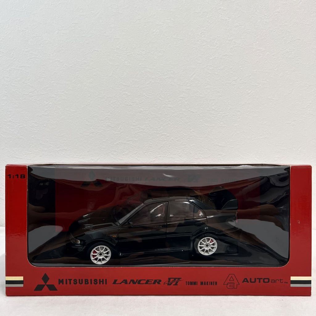 日本産】 AUTOart 1/18 ミニカー 6 evo トミ・マキネン 三菱ランサー