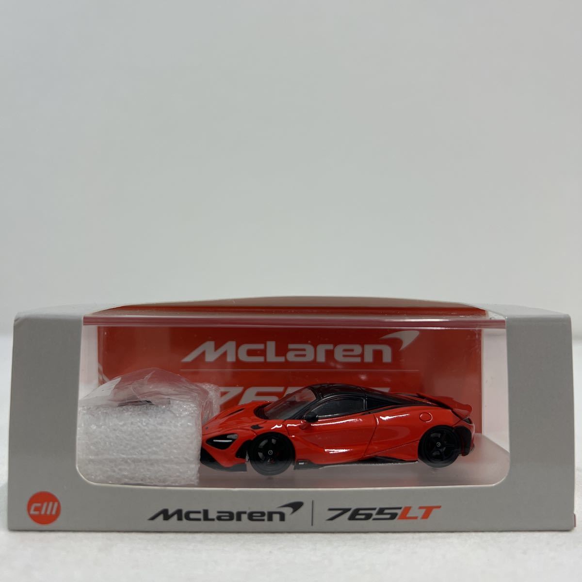 CM MODEL 1/64 McLaren 765LT Orange マクラーレン ミニカー カスタムホイール付き ミニカー モデルカー_画像1