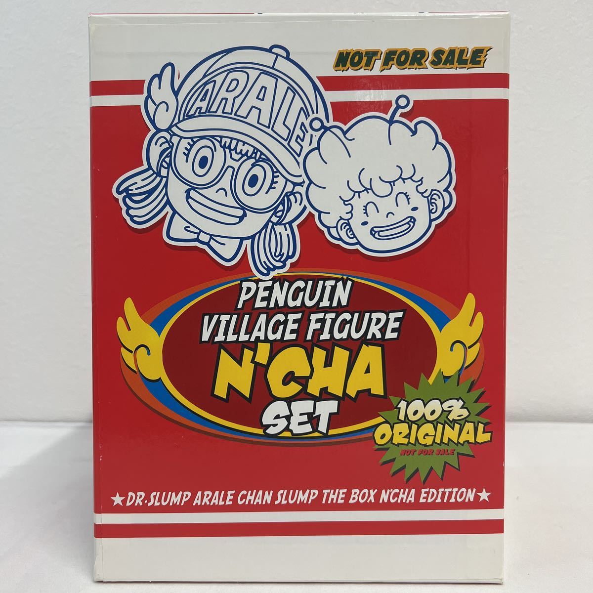 非売品 Dr.SLUMP アラレちゃん んちゃセット ペンギン村フィギュア ドクタースランプ ARALE THE BOX DVDなし 鳥山明 当時物 ニコちゃん大王_画像5