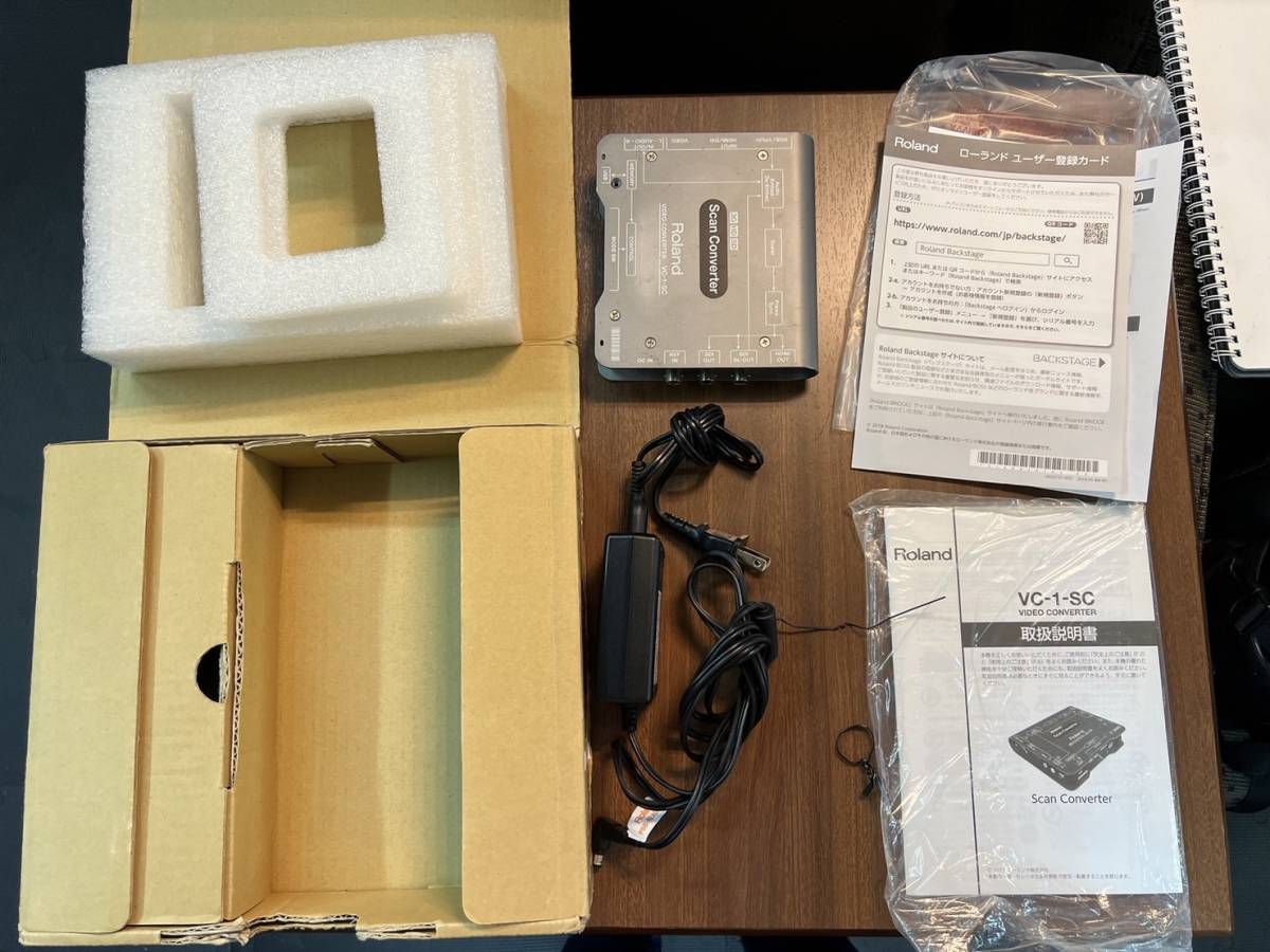 上質で快適 Roland VC-1-SC ローランド ビデオコンバーター 中古