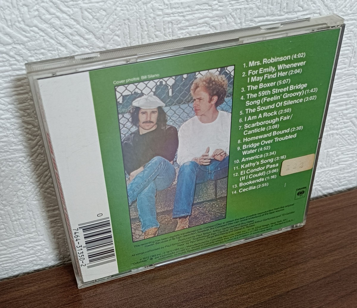 SIMON AND GARFUNKEL’S / サイモン&ガーファンクル / GREATEST HITS / グレーテスト・ヒット / 全14曲収録 / 中古品 CD / ● 匿名配送 の画像2