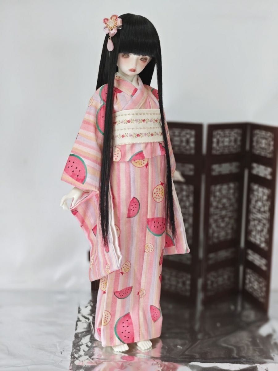 39】ディーラー様製 msd mdd kumako 1/4ドール用 浴衣-