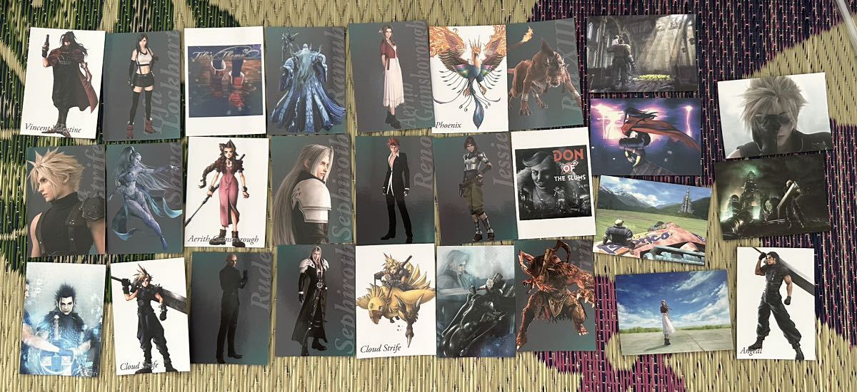 ファイナルファンタジーVII アニバーサリー アートミュージアム デジタルカードプラス FF7 クラウド、セフィロス、ザックス、ティファなど_画像1