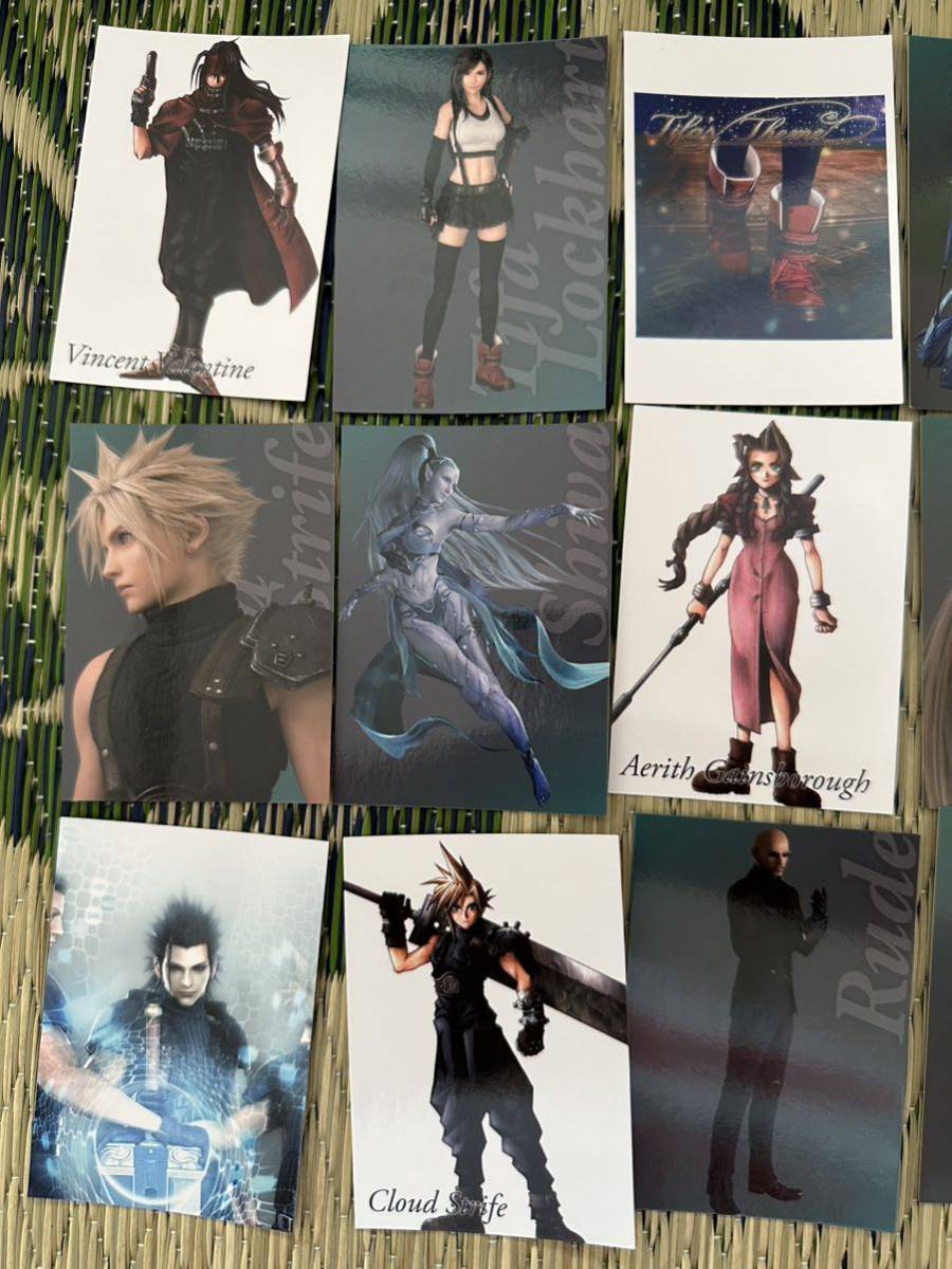 ファイナルファンタジーVII アニバーサリー アートミュージアム デジタルカードプラス FF7 クラウド、セフィロス、ザックス、ティファなど_画像2