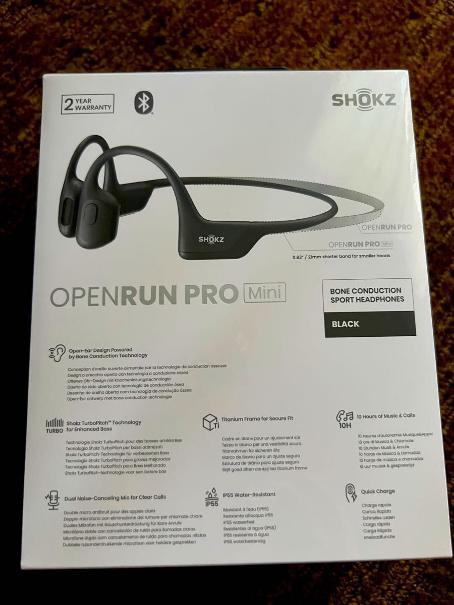 販売情報 【新品・未開封】SHOKZ OPENRUN MINI BLACK