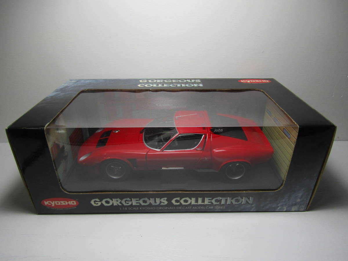 Lamborghini Jota 1/18 ランボルギーニ イオタ SVR RED V12 1971 Bertone ベルトーネ デザイン KYOSYO Collection 京商 イタリア 名車_画像10