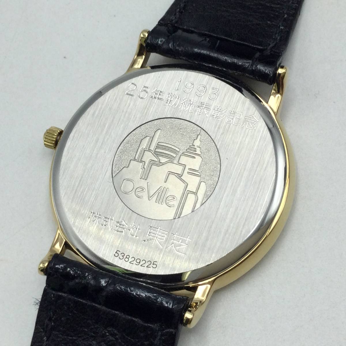 F5◇【QZ/不動】OMEGA オメガ デビル メンズ腕時計 クォーツ デイト