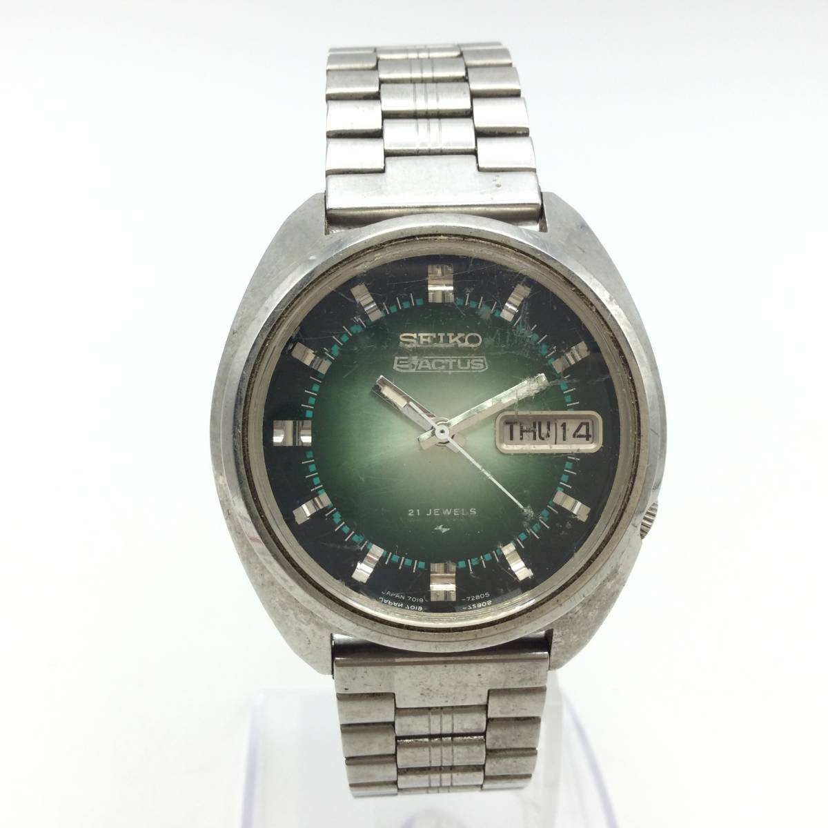 S73◇【AT/稼働】SEIKO セイコー 5ACTUS 7019-7210 メンズ腕時計 自動