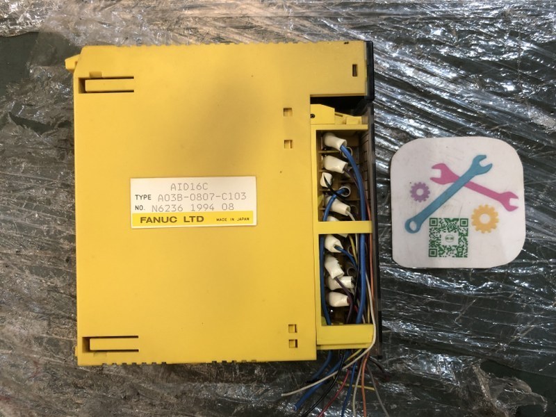 TJ200520 FANUC/ファナック コントロールIOボード AID16C[A03B-0807-C103] NO:N6236 1994 08　動作未確認_画像1