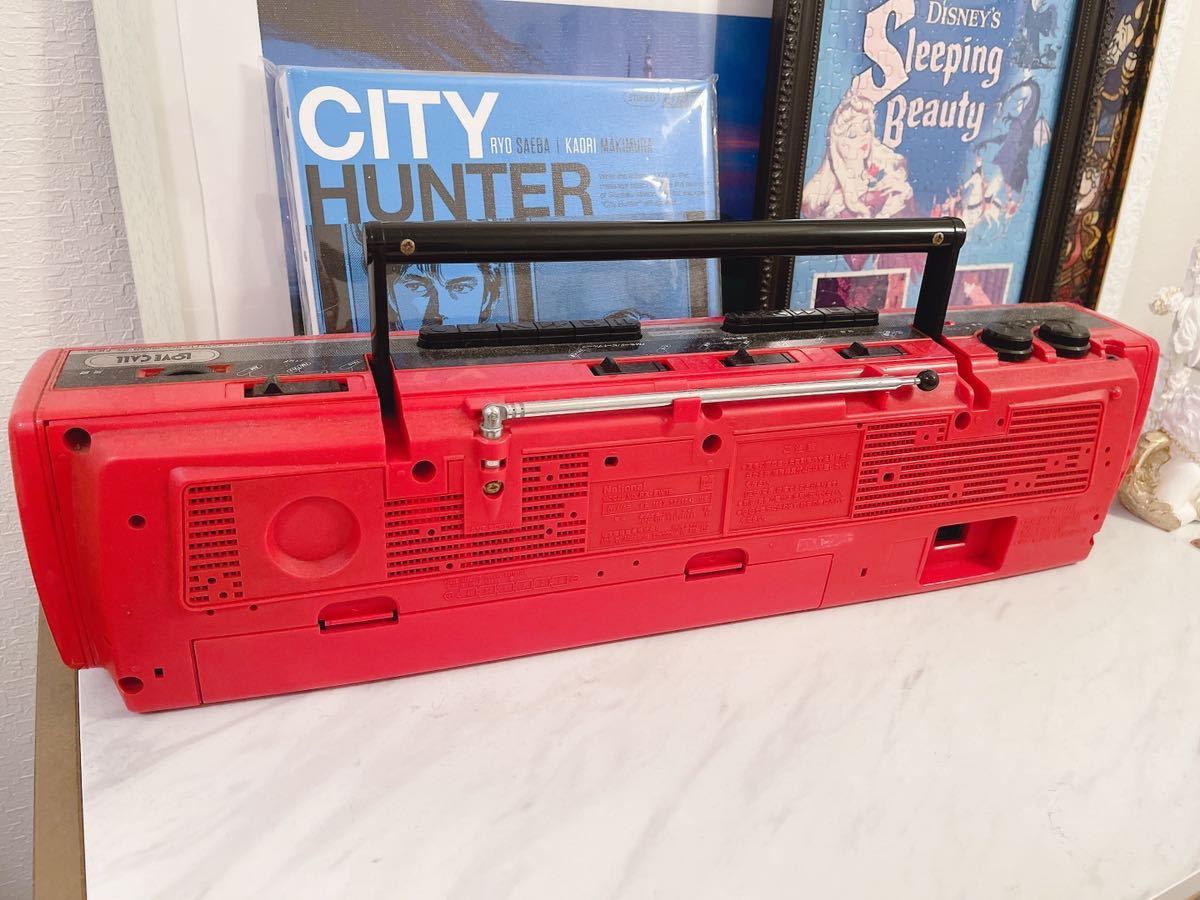  rare * one point thing City Hunter CITY HUNTER. feather radio-cassette Showa Retro Jump prize goods 