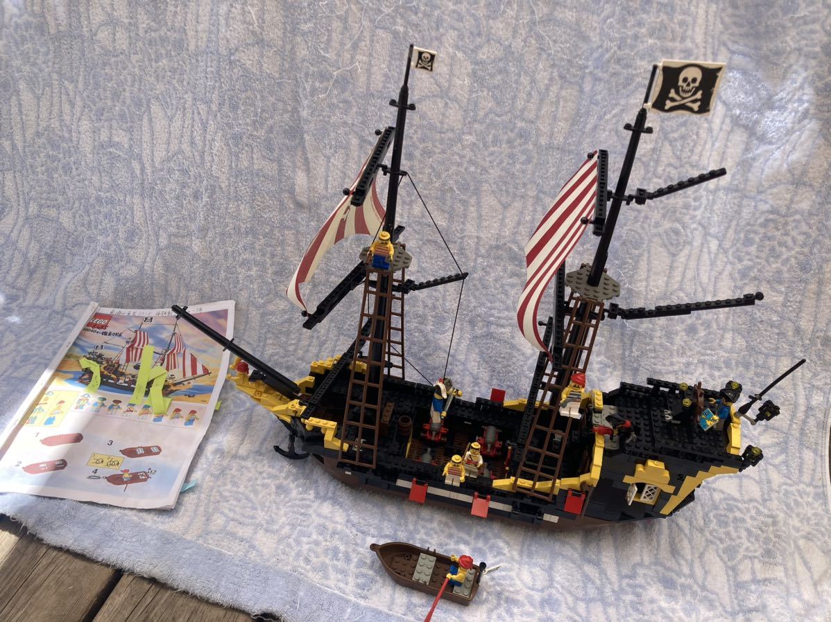 LEGO 6285 6274 海賊船ダークシャーク号　 10040黒海バラクーダ号　シーフォーク号 南海の勇者★中古★レゴブロック★廃盤品☆当時物★6286_画像2