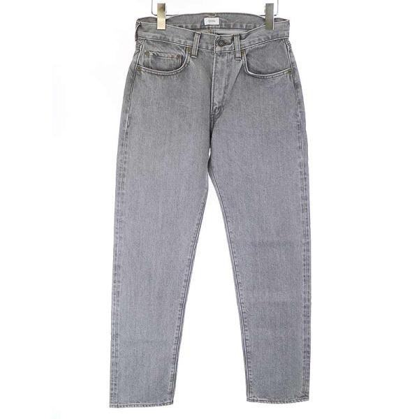 CIOTA シオタ 21SS スビンコットン 13.5oz テーパードデニムパンツ グレー 30 メンズ ITL2HAMAD5EEの画像1