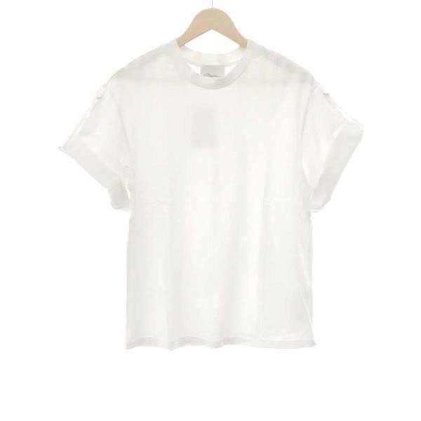 3.1 Phillip Lim スリーワンフィリップリム ストラップ付きオーバーサイズTシャツ ホワイト S レディース ITK99ZJ9WQ7K_画像1