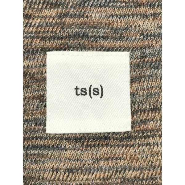 ts(s) ティーエスエス コットンニットTシャツ ブラウン系 サイズ:3 メンズ【中古】 ITZM7SDFP5HW_画像3