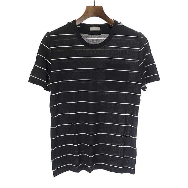 速くおよび自由な Dior ITBHJ9O8R1EE メンズ サイズ:S ブラック エポレットボーダーTシャツ 07SS ディオールオム HOMME Sサイズ 速くおよび自由な Dior ITBHJ9O8R1EE メンズ サイズ:S ブラック エポレットボーダーTシャツ 07SS ディオールオム HOMME Sサイズ