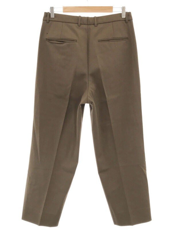 Steven Alan スティーブンアラン VIN/WL SUPER BAGGY TAPERED PANTS ウールポリエステルスラックスパンツ ブラウン L ITB5PQK6UITW_画像2