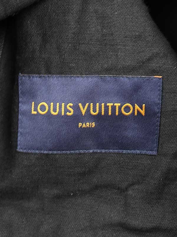 LOUIS VUITTON ルイヴィトン DNAデニムジャケット ブラック 46 ITTVBLQQAJ1M_画像3