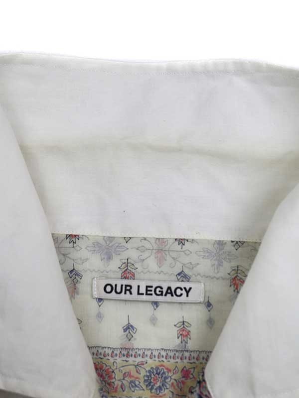 OUR LEGACY アワーレガシー 20SS SOUL SHIRT シャツ ホワイト 48 IT50IX500N50_画像5