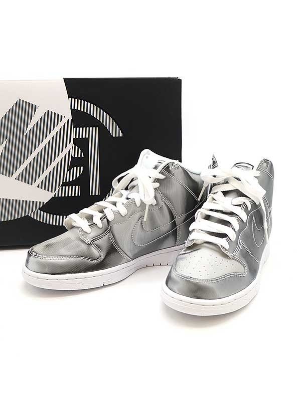 NIKE × CLOT Nike ×k Rod DUNK HI sneakers DH4444-900 silver 24.5cm ITUXZX0HFPFC