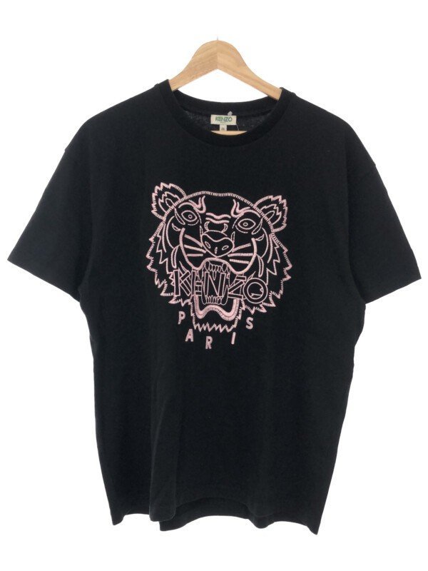 KENZO ケンゾー Classic Tiger T-Shirts タイガー刺繍Tシャツ ブラック M IT3976GRV3PKの画像1