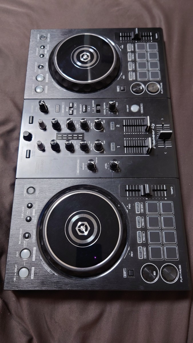 Pioneer DDJ-400 rekordboxライセンスキー、ケーブル付き(DJ