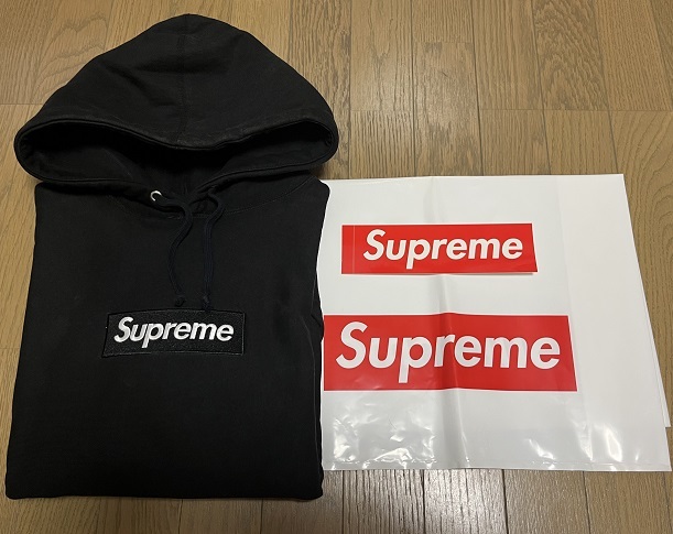 激レア！送料無料！】2010年前後！Supreme Box logo Hooded sweatshirt