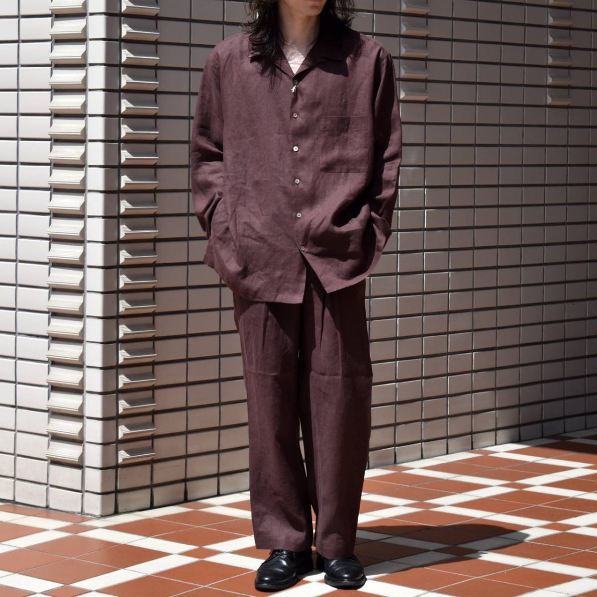 休日限定 CLASSIC × SHIRT COLLAR OPEN セットアップ 23SS MARKAWARE