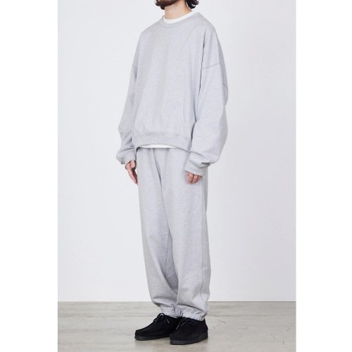 名作 MARKAWARE 23SS GYM PANTS HEAVY FLEECE リブ ワイド スウェット パンツ A23A-02PT01C マーカウェア 3 グレー_画像1