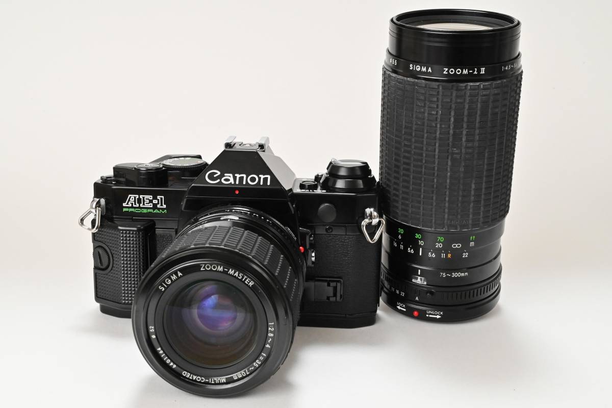 新品 【外観特上級】Canon AE-1 PROGRAM 35-70mm /75-300mm キャノン #t7056 キヤノン 新品 【外観特上級】Canon AE-1 PROGRAM 35-70mm /75-300mm キャノン #t7056 キヤノン